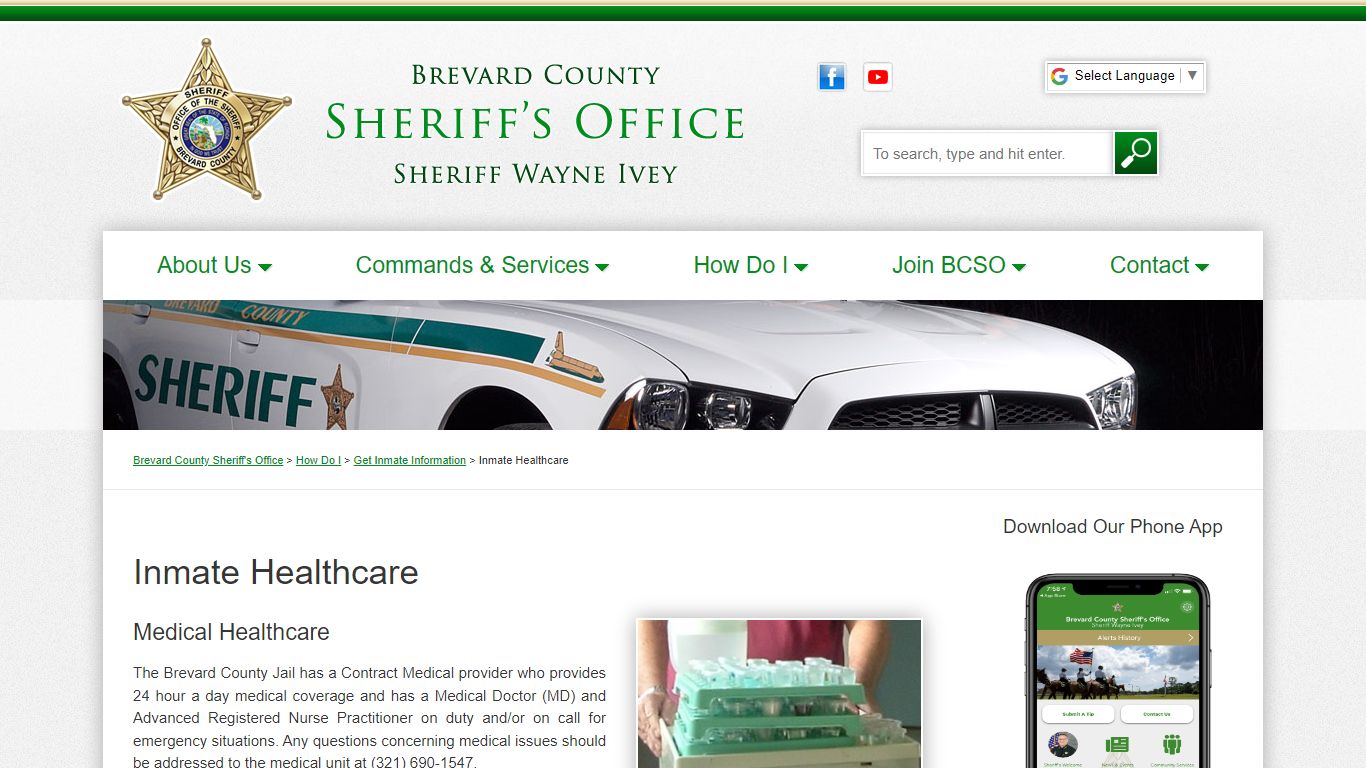 Inmate Healthcare : Brevard County Sheriff's Office - BrevardSheriff